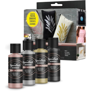 Speedball Fabric Inks Shimmer Set