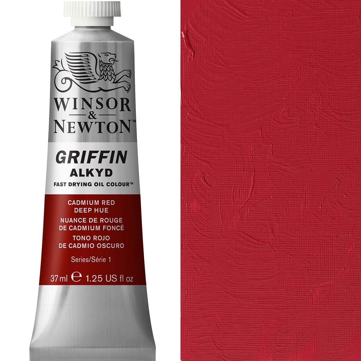 Winsor & Newton Griffin Alkyd Oil - Cadmium Deep Red