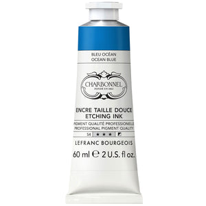 Charbonnel Etching Ink 60ml Ocean Blue S4