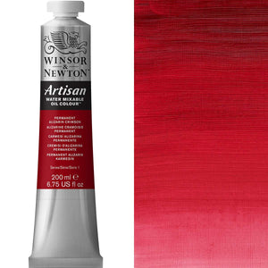 Winsor & Newton Artisan Water Mixable Oil 200ml — Permanent Alizarin Crimson