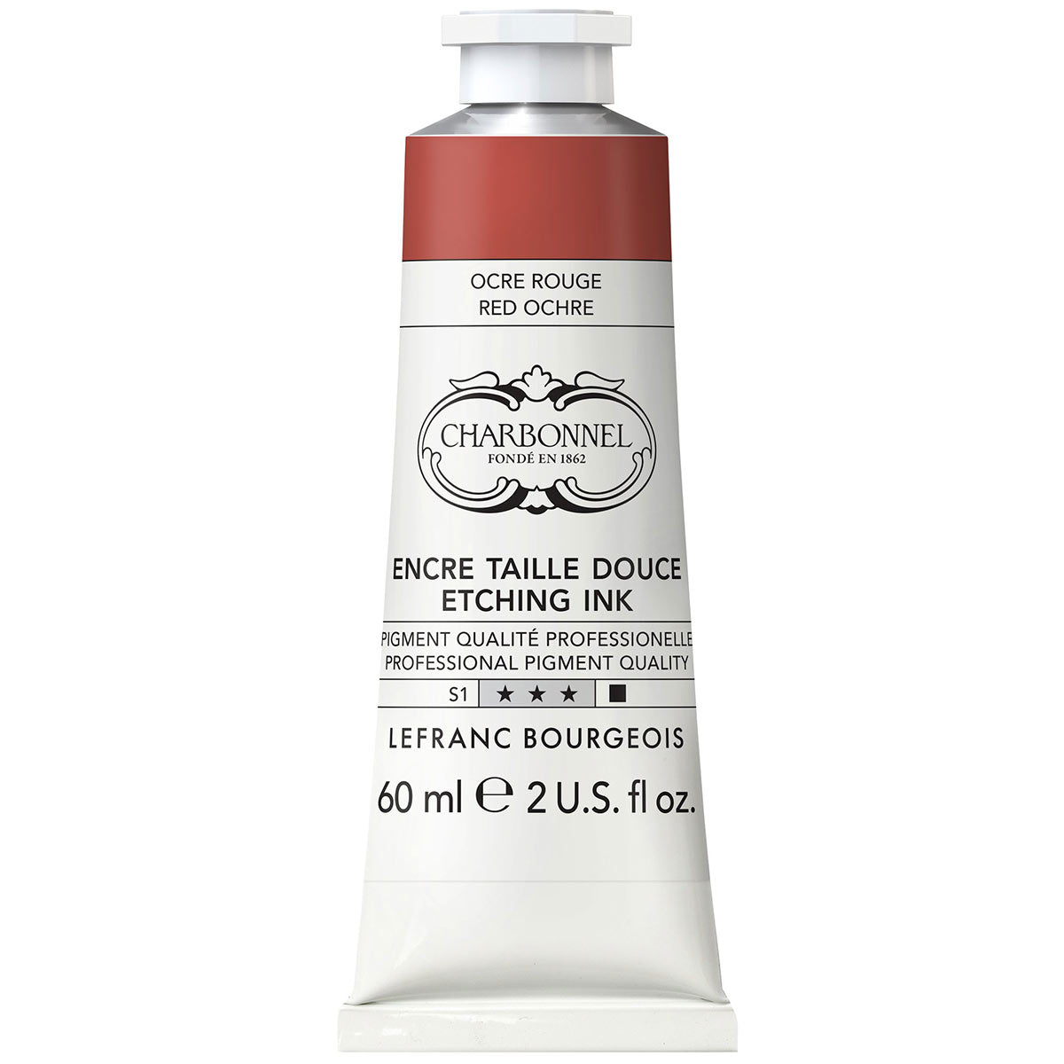 Charbonnel Etching Ink 60ml Red Ochre S1