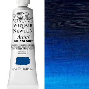 W&N Artists' Oil Colour 37ml Winsor Blue Green Shade