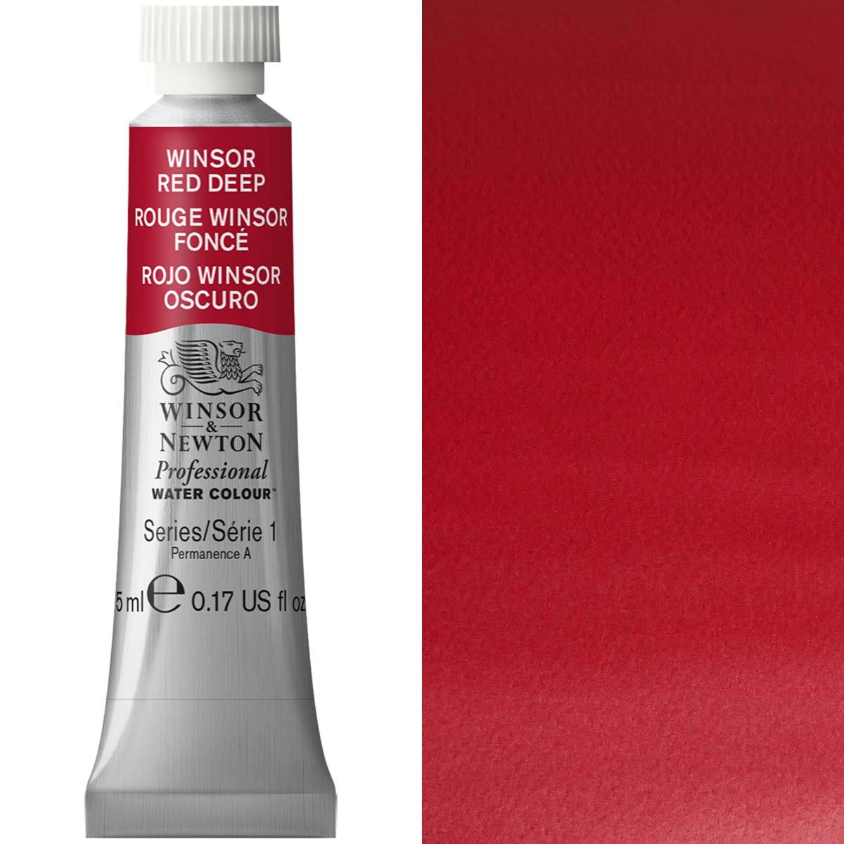 Winsor & Newton Professional Watercolour 5ml — Winsor Red Deep