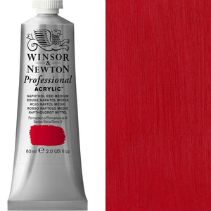 Winsor & Newton Professional Acrylic 60ml - Naphthol Red Medium