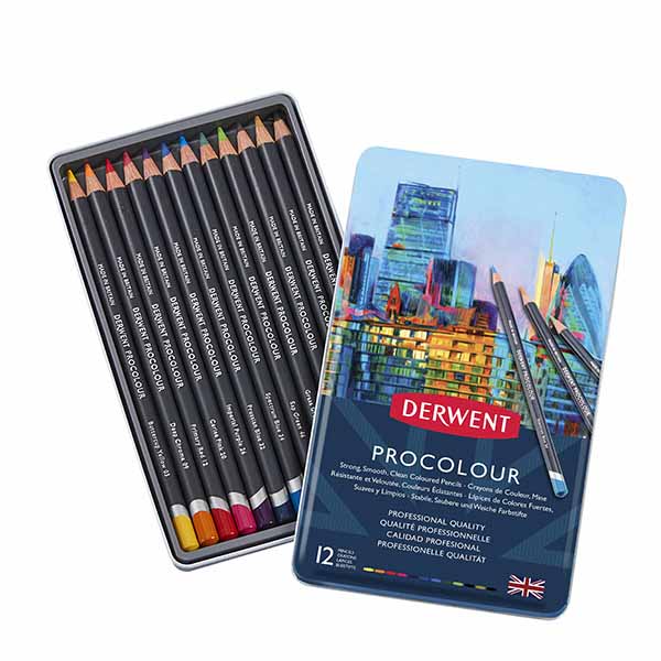 Derwent Procolour 12 Tin