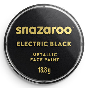 Snazaroo Metallic Face Paint 18ml — Black