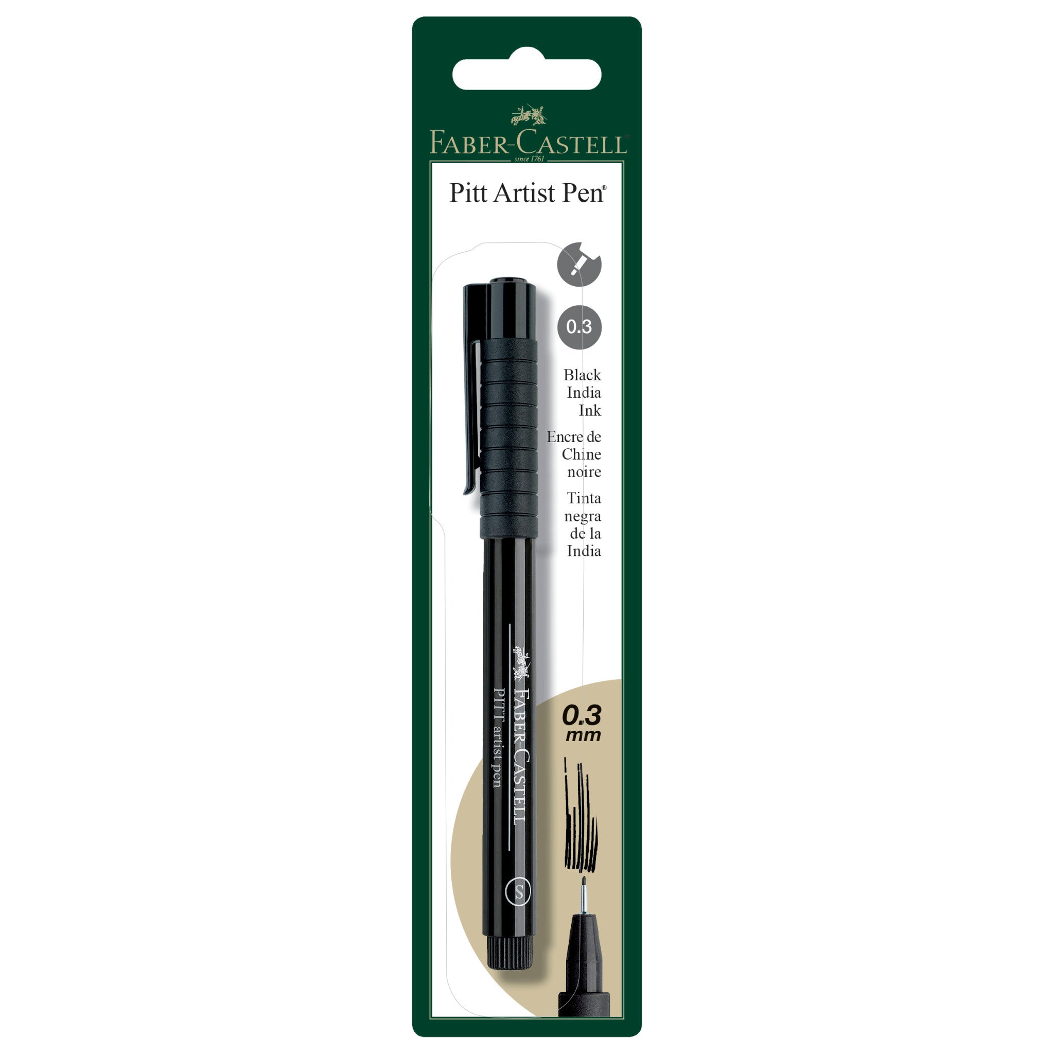 Faber-Castell Pitt Artist Pen Superfine Black