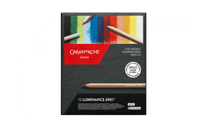 Caran d'Ache Luminance 6901 colour pencils - box of 12