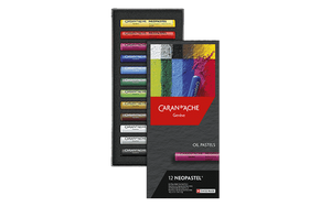 Caran d'Ache Neopastel oil pastels - box of 12 colours