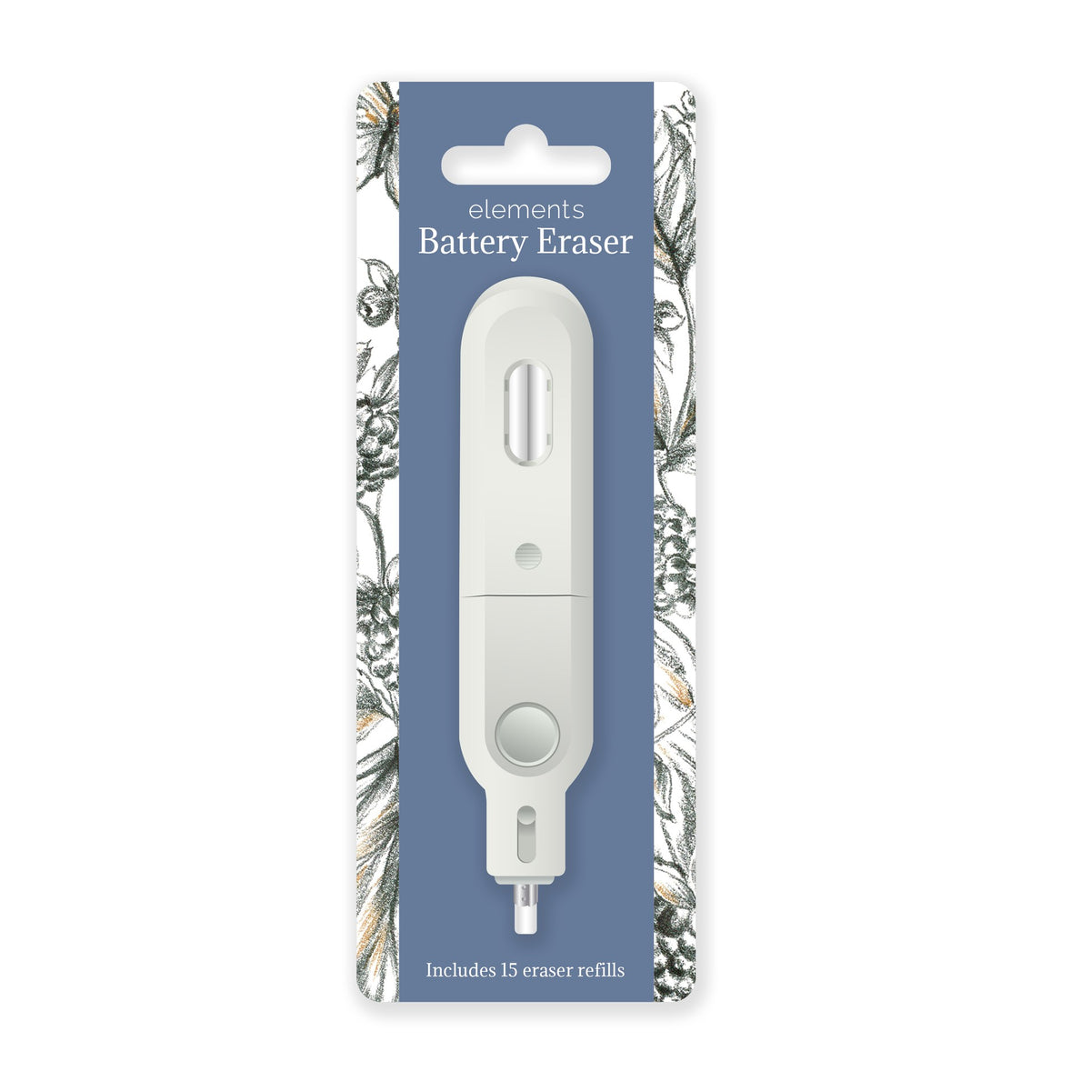 Elements Battery Eraser with 15 eraser refills