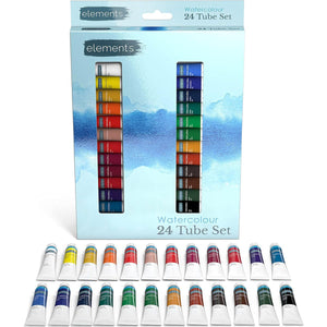 Elements Watercolour Tubes Paint Set of 24