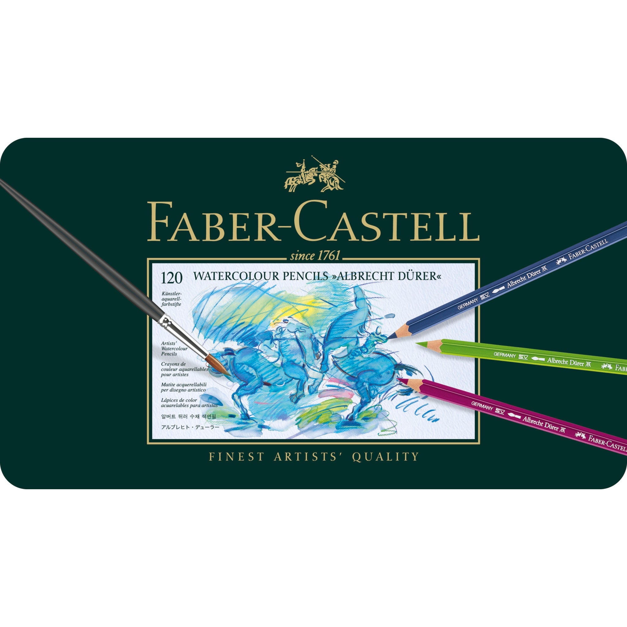 Faber-Castell Albrecht Dürer Artists' Watercolour Pencils Tin of 120