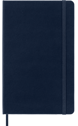 Moleskine Classic Large Ruled Hardcover Notebook - Sapphire Blue