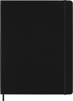 Moleskine Classic Extra Large Ruled Hardcover Notebook - Black