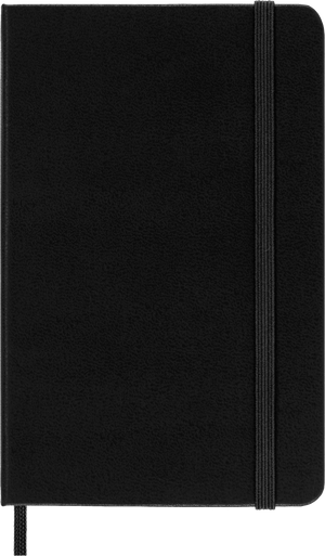 Moleskine Classic Pocket Ruled Hardcover Notebook - Black