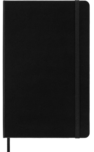 Moleskine Classic Large Ruled Hardcover Notebook - Black