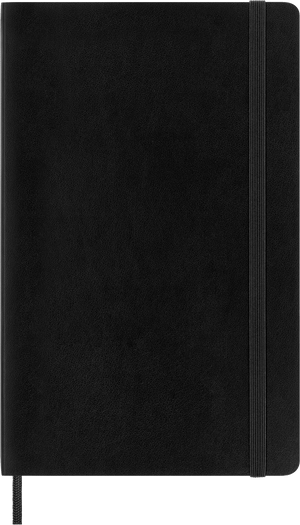 Moleskine Classic Large Plain Softcover Notebook - Black