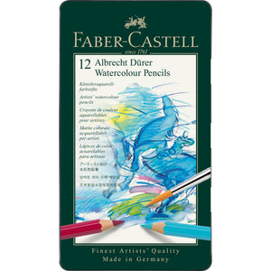 Faber-Castell Albrecht Dürer Artists' Watercolour Pencils Tin of 12