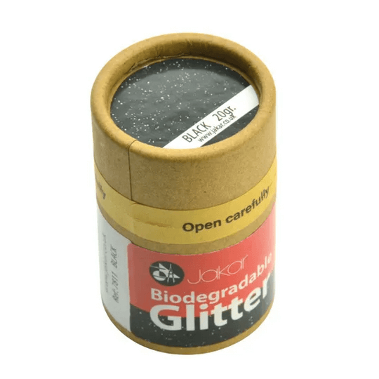 Jakar Biodegradable Fine Glitter 20 g – Eco Craft Glitter Range in a 20 g jar, showcasing biodegradable, non-toxic glitter for crafts.