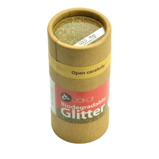 Jakar Biodegradable Fine Glitter – 40 g eco-friendly product in a jar, ideal for crafts, card making, and decoration.