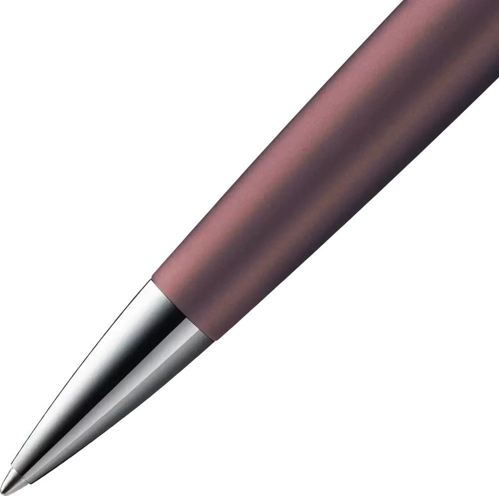 LAMY Studio Orion Matt Ballpoint Pen – Special Edition 2025 with deep plum-brown matte finish and chrome accents