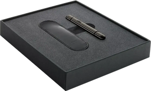 LAMY pico Lx Set – Pocket-Pen Gift Set in Leather Case with ballpoint pen and leather case in packaging