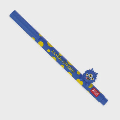 Legami Gel Pen With Animal Decoration - Lovely Friends-Alien