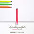 Leuchtturm1917 Drehgriffel Nr. 1 – Luminous Edition Ballpoint Pen in neon colors displayed on a white background.