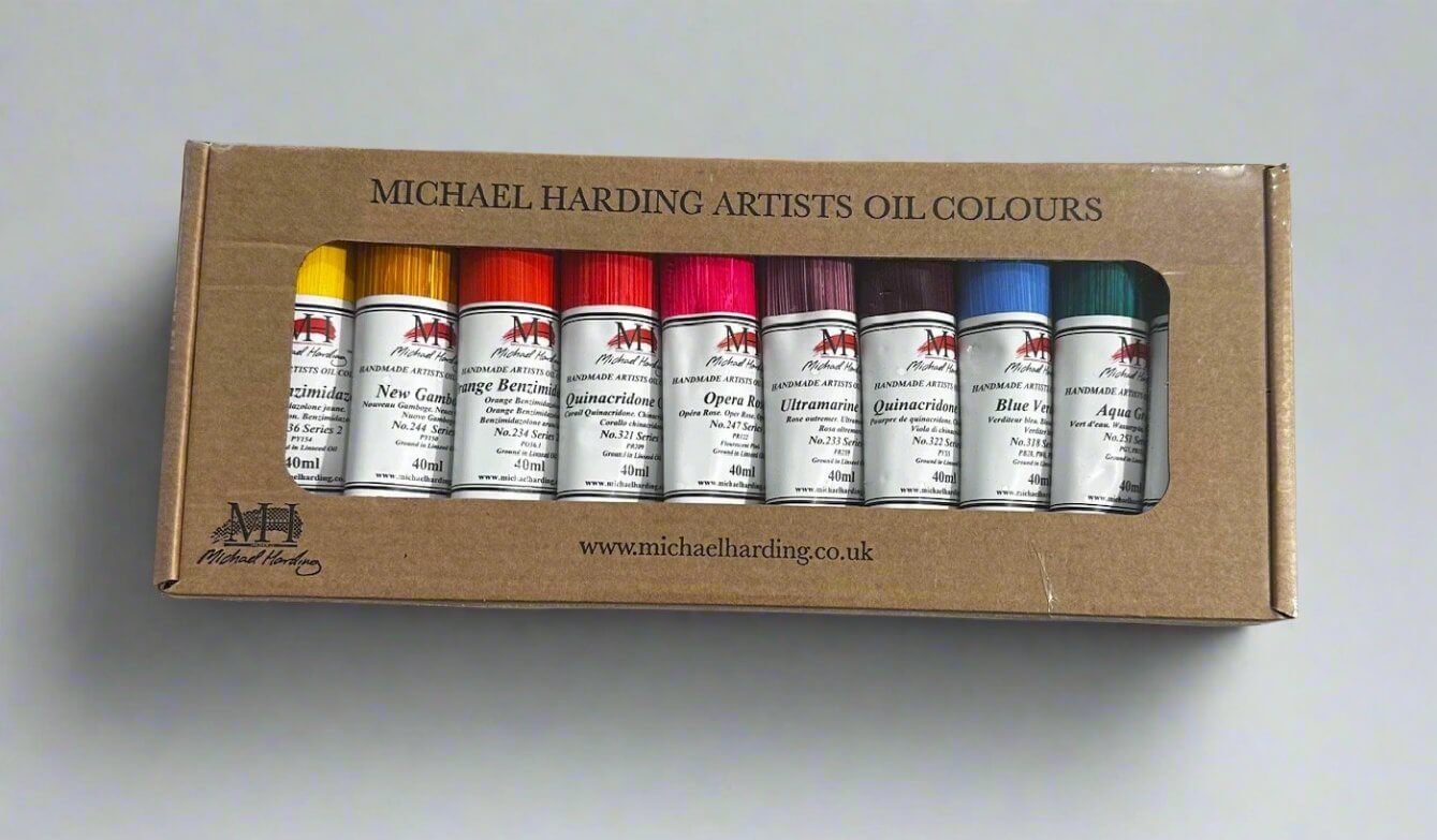 Michael Harding Handmade Oil Paint 40ml Brick Lane Set of 10