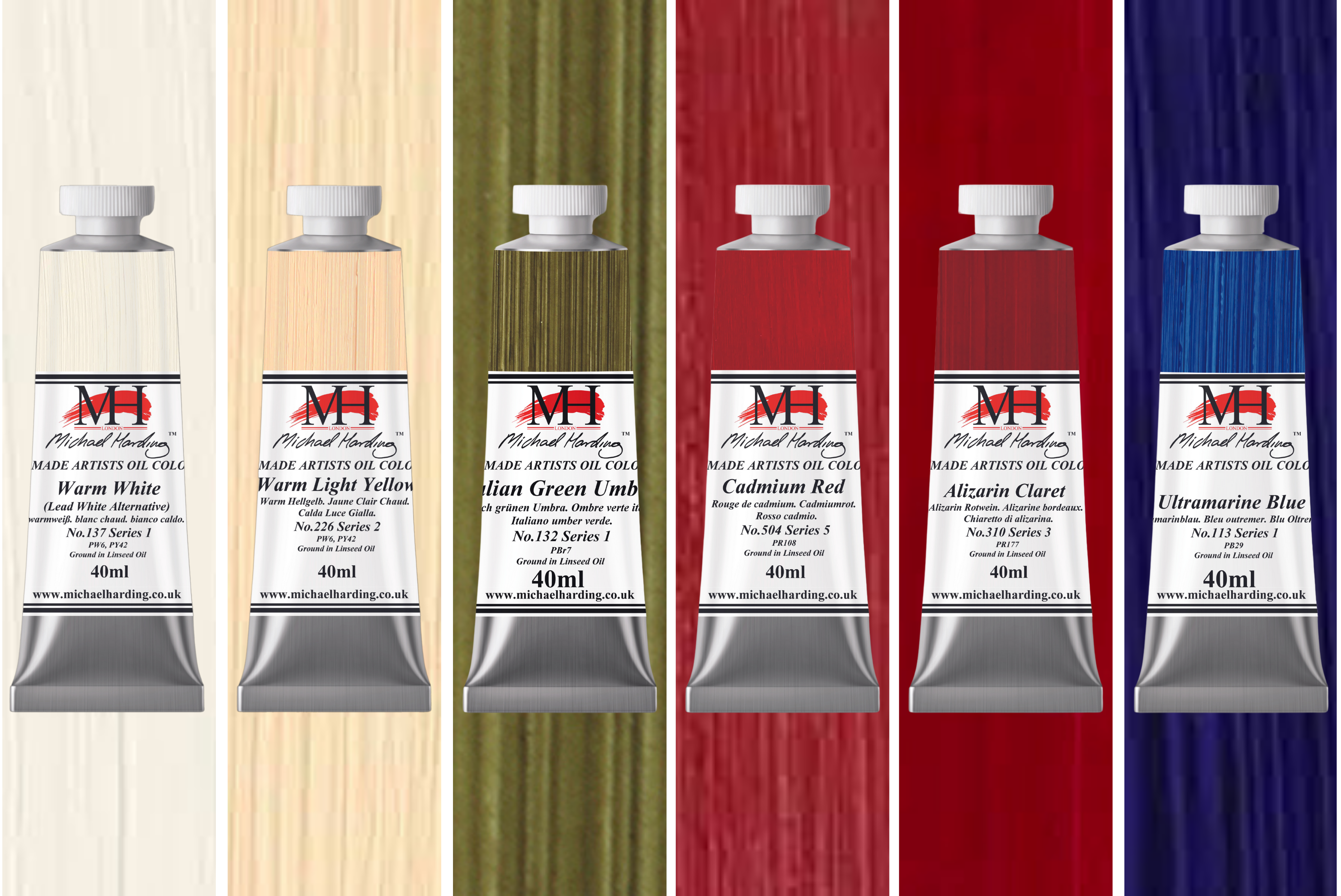 Michael Harding Professional Oil Painting Modern Masters Set (Lead Free)