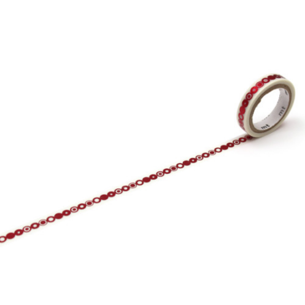 mt Washi  Tape - hot stamping - ring