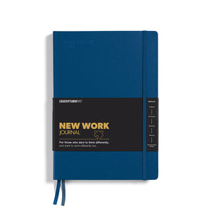 Leuchtturm1917 New Work Journal in Indigo blue, B5 hardcover