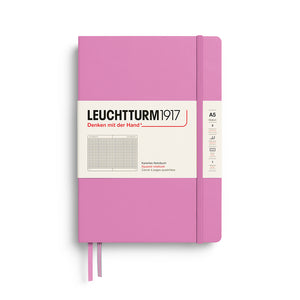 Leuchtturm1917 Classic Notebook A5 Hardcover - Bubblegum, Squared (New Colours 2027)