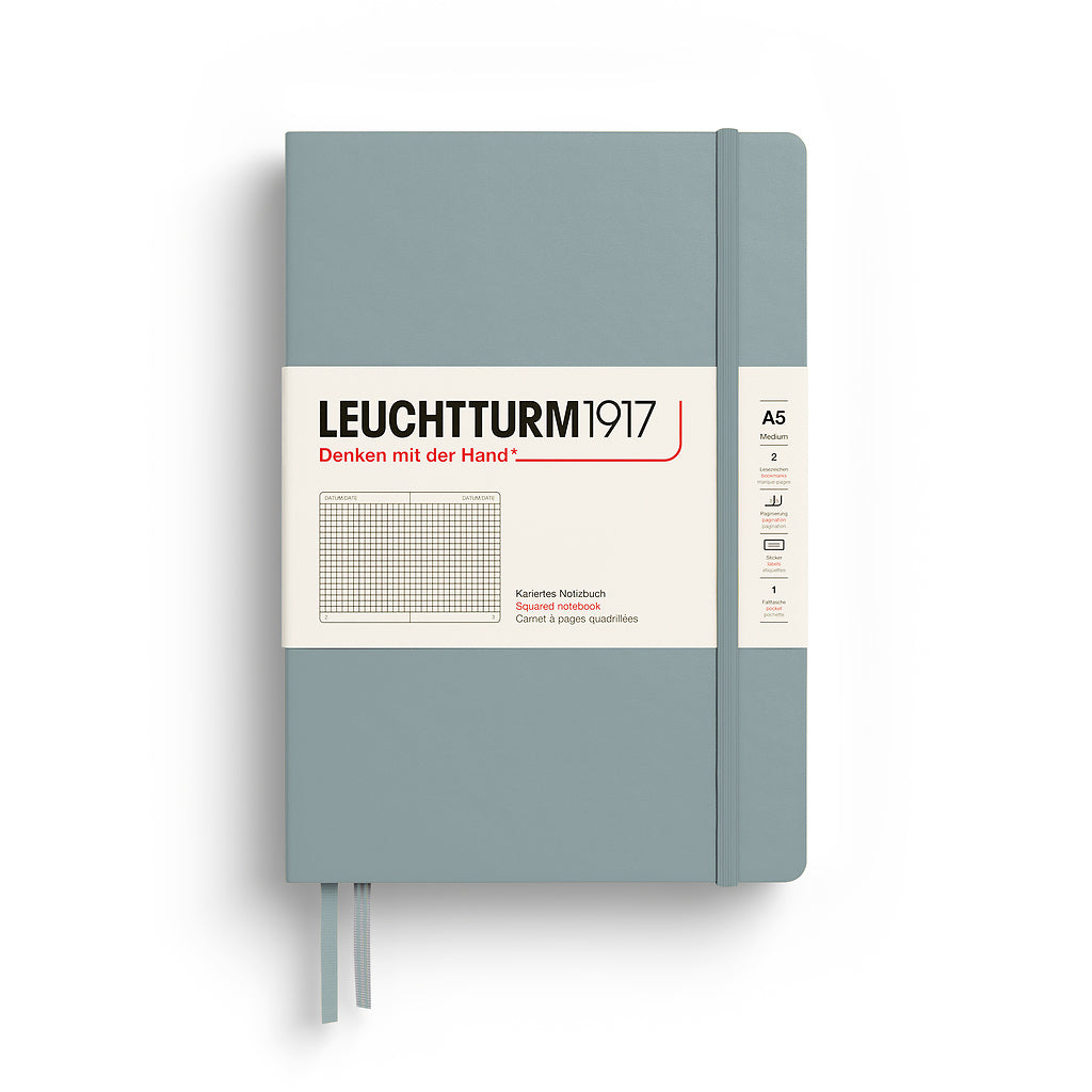 Leuchtturm1917 Classic Notebook A5 Hardcover - Dove, Squared (New Colours 2027)