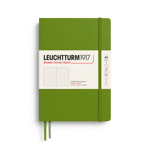 Leuchtturm1917 Classic Notebook A5 Hardcover - Moss, Dotted (New Colours 2027)