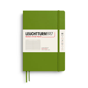 Leuchtturm1917 Classic Notebook A5 Hardcover - Moss, Ruled (New Colours 2027)