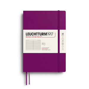 Leuchtturm1917 Classic Notebook A5 Softcover - Burgundy, Ruled (New Colours 2027)
