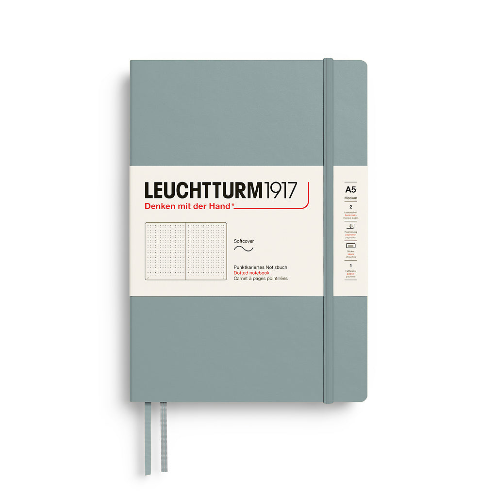 Leuchtturm1917 Classic Notebook A5 Softcover - Dove, Dotted (New Colours 2027)
