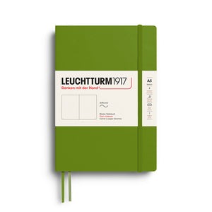 Leuchtturm1917 Classic Notebook A5 Softcover - Moss, Plain (New Colours 2027)