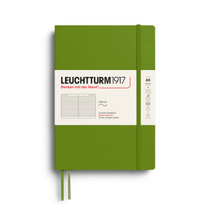 Leuchtturm1917 Classic Notebook A5 Softcover - Moss, Ruled (New Colours 2027)
