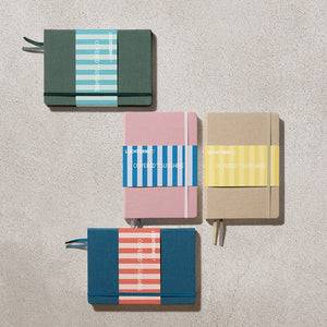 LEUCHTTURM1917 Covered for Sunshine A5 notebooks, linen hardcover limited edition in four summer colours