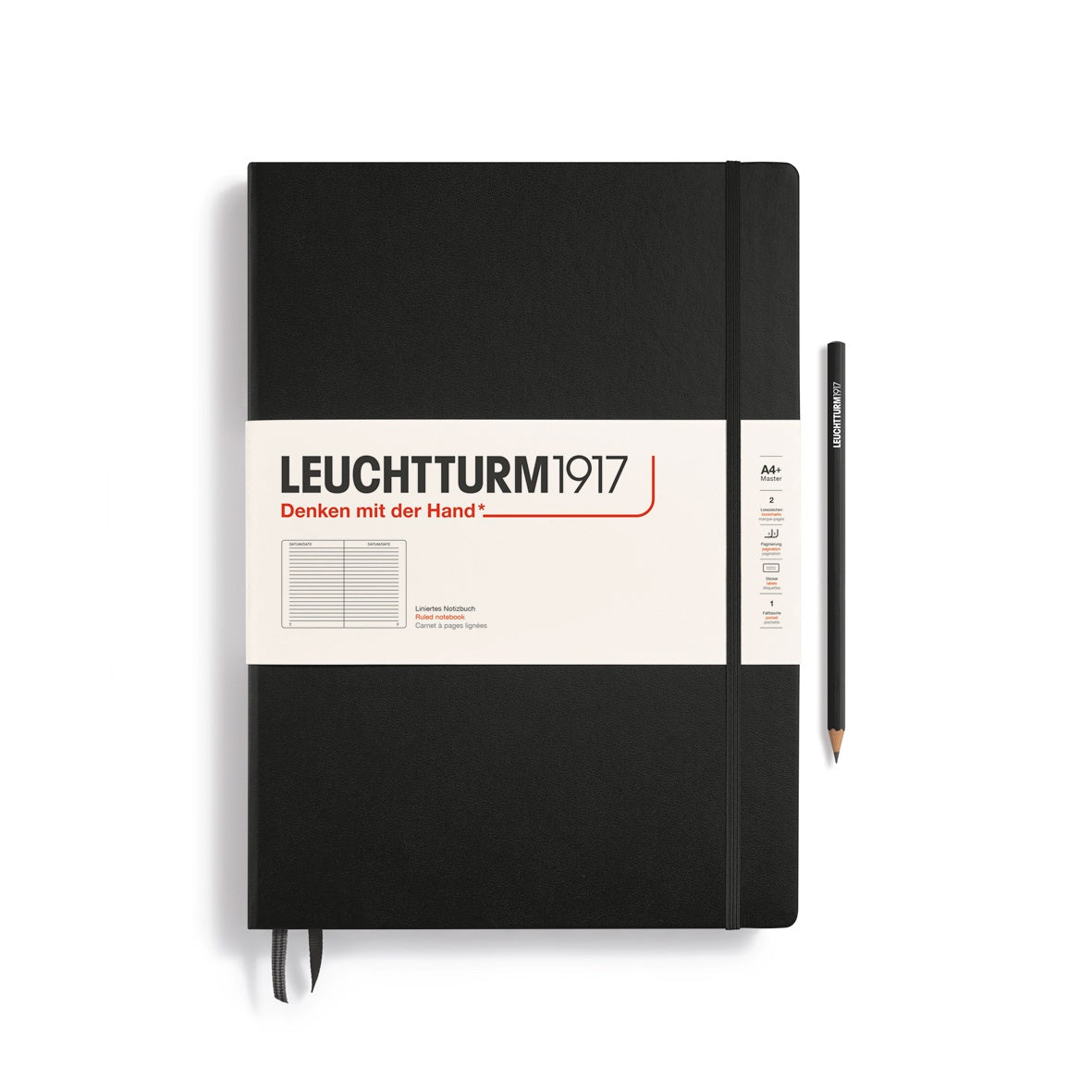 Leuchtturm1917 Classic Notebook - A4+ Master Hardcover, 235 Pages
