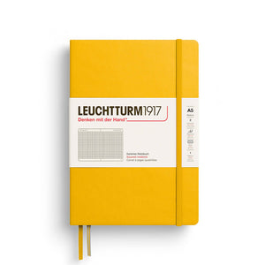 Leuchtturm1917 Notebook A5 Hardcover – 2026 Colours, Plain / Dotted / Lined / Squared in yellow.