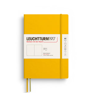 Leuchtturm1917 Notebook A5 Softback – 2026 Colours in sunflower yellow with softcover, ideal for writing and creative work.