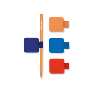Leuchtturm1917 Pen Loop - New Colours 2024 with vibrant elastic loops and pencil, demonstrating versatility for notebooks.