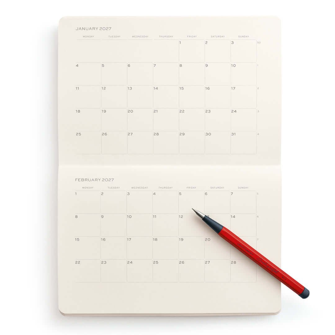 Leuchtturm1917 Planner Booklet 2027 - monthly pages
