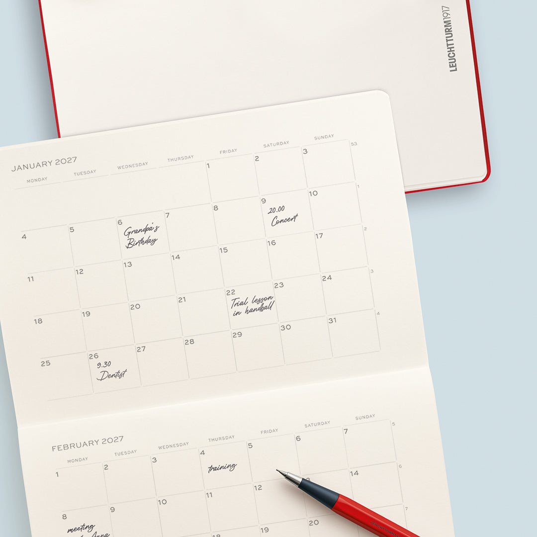 Leuchtturm1917 Planner Booklet 2027 - Monthly Planner - Composition (B5)
