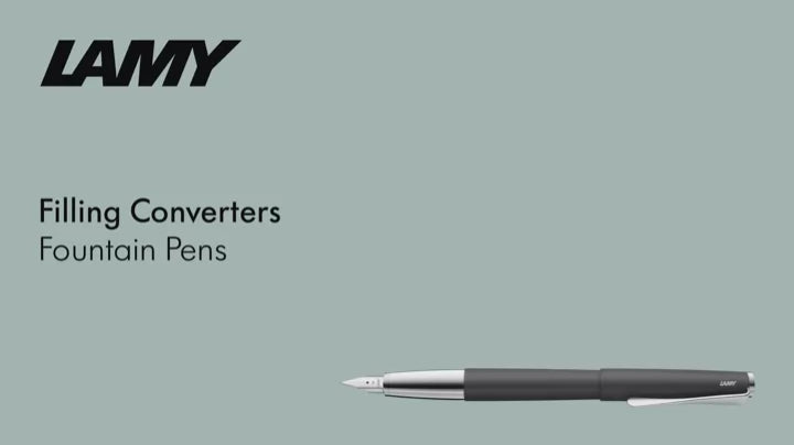 LAMY Z 28 Converter for filling fountain pens with smooth piston mechanism and wider ink color options.