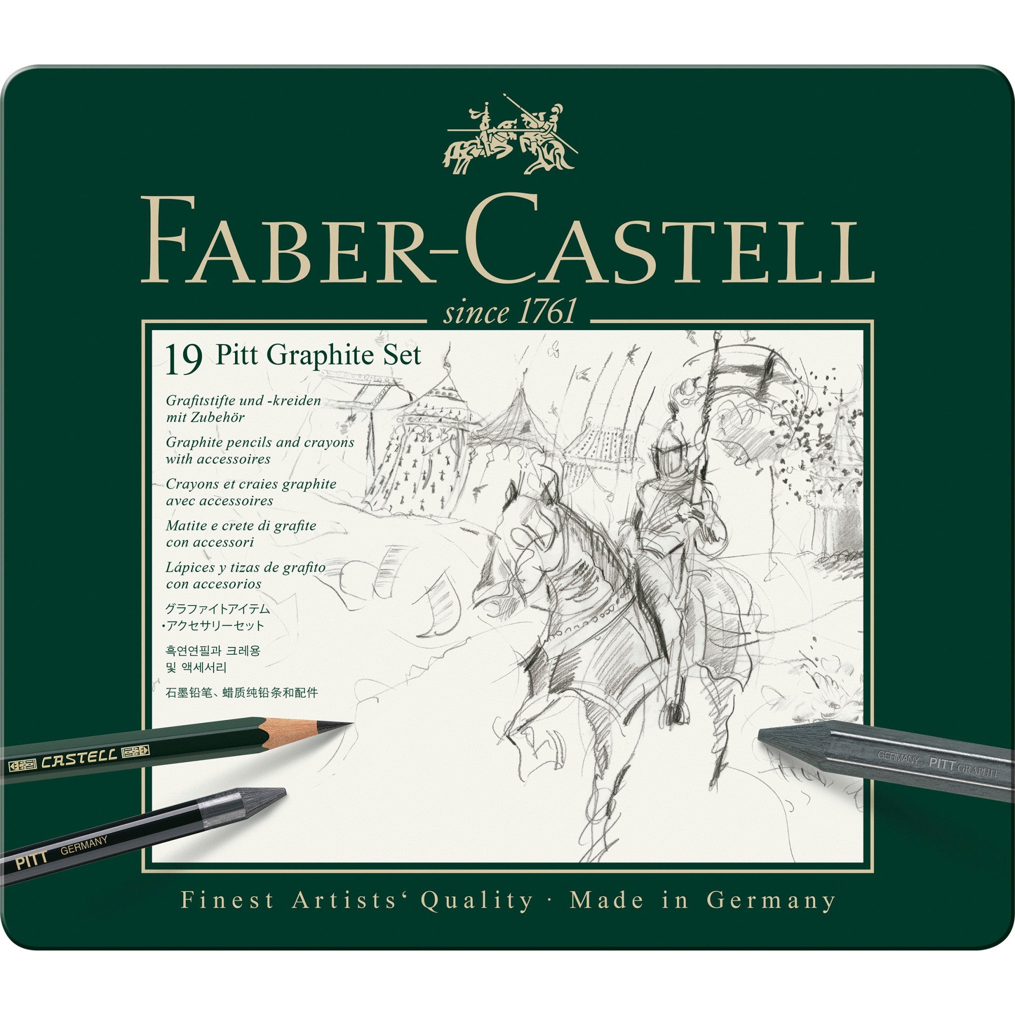 Faber-Castell Pitt Graphite Set Tin of 19
