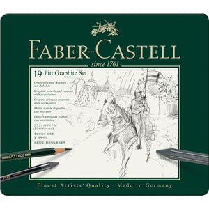 Faber-Castell Pitt Graphite Set Tin of 19